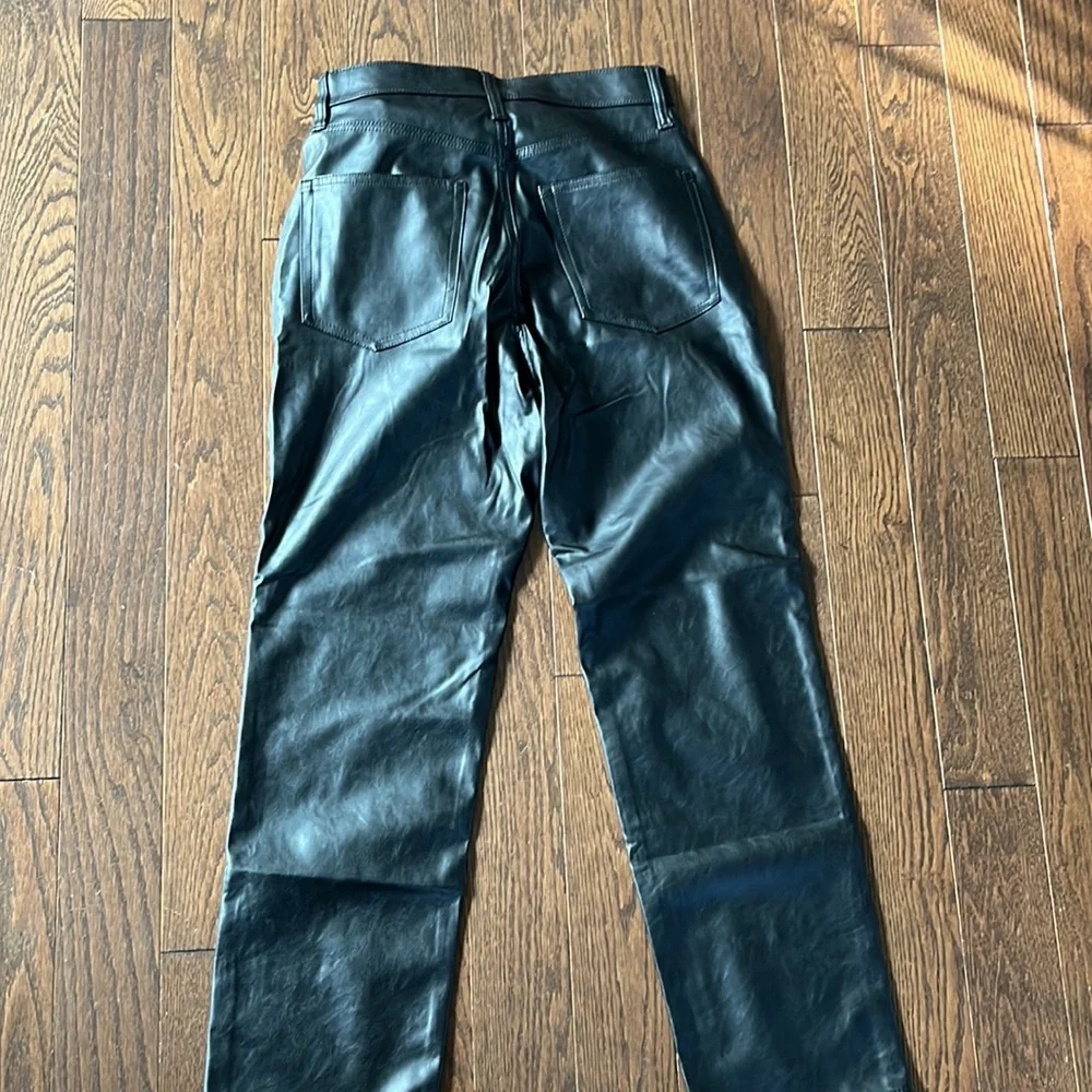 👍🩷HOST PICK🩷👍Gap Sky High Rise Cheeky Straight Vegan Leather Pants- NWT - Picture 8 of 8